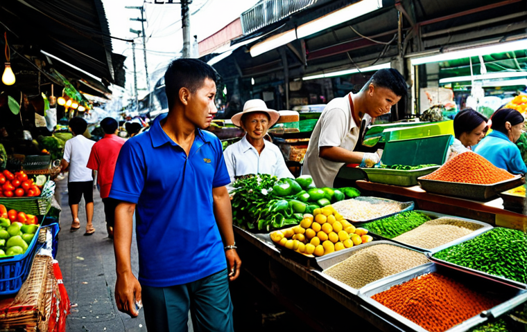 이스라엘의 전통 식료품과 요리 비법 - **Subject:** A brightly lit, inviting Israeli restaurant interior in Bangkok.
    **Clothing/Environ...